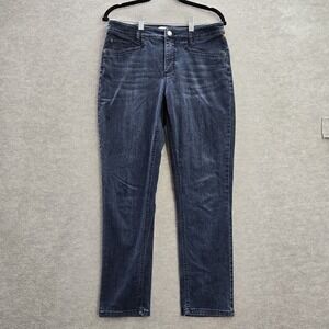 J Jill Women Jeans 6 Blue Denim Slim‎ Ankle 26.5" Inseam Smooth Fit